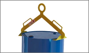 Захват для бочек клещевой