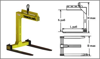Кран-вила для піддонів