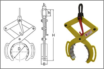 Клещевой захват одинарный