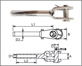 Обжимной фитинг «вилка»