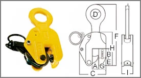 Захваты вертикальные с одной степенью свободы ABLE