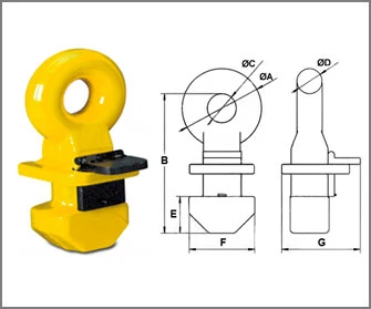 Петля контейнерная верхняя