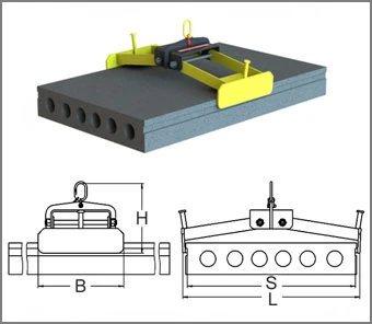 Захваты для плит перекрытия