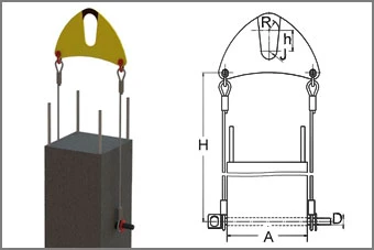 Захваты для колон